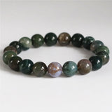 10mm Agates Stone Bead Bracelets For Women Men Jewelry Lot