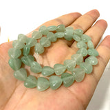 10mm Love Heart Stone Beads Labradorite Aventurine Map for DIY Bracelet