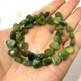 10mm Love Heart Stone Beads Labradorite Aventurine Map for DIY Bracelet