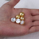 12-14mm Mabe Pearl Round Shape Sea Shell Loose Beads