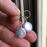 12mm Baroque Pearl 14K Earrings Women Accessories DIY Hook CARNIVAL