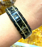 Mexican Amber Beeswax Bead Bracelet 16x20x6mm