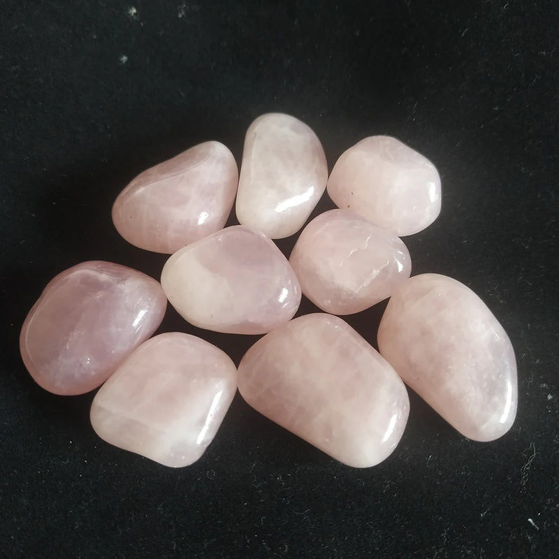 18-30mm Irregular Shape Rose Quartz Stone Reiki Home Decoration