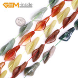 18X40mm Calla Lily Flower Beads Assorted Material for Jewelry Making DIY 10pcs