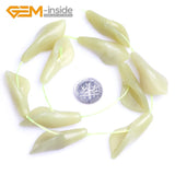 18X40mm Calla Lily Flower Beads Assorted Material for Jewelry Making DIY 10pcs