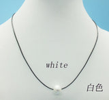 Natural Leather Rope 11MM Baroque Pearl Necklace