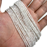 Moonstone Cube Square Beads 2-3mm Loose Spacer Stone for DIY Necklace Bracelet