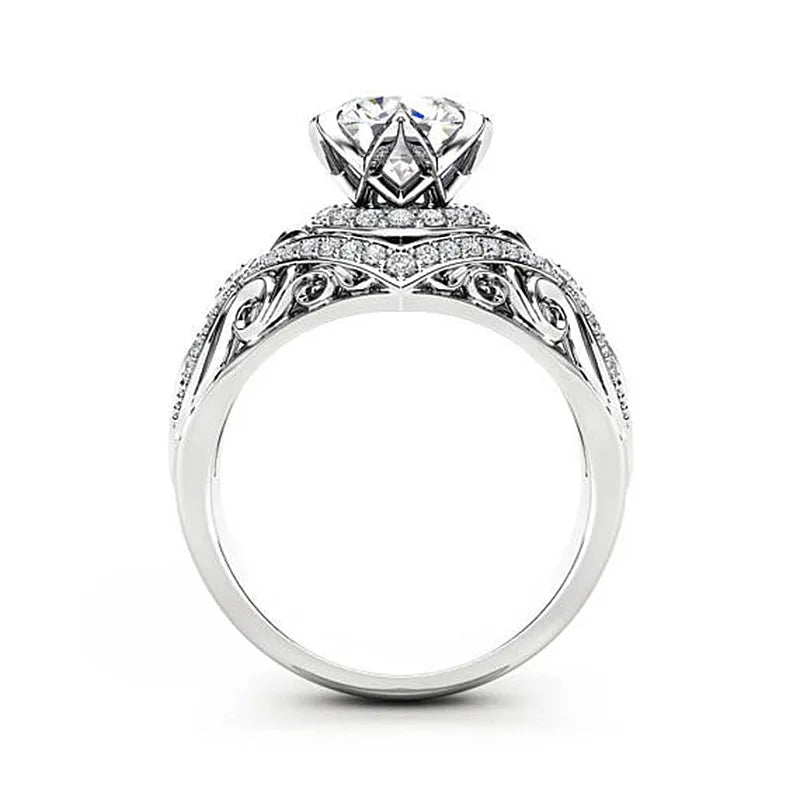 2 Carats Moissanite Anillos De Bizuteria Real 14K Ring for Women Oval Engagement
