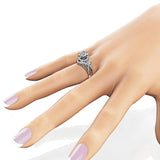 2 Carats Moissanite Anillos De Bizuteria Real 14K Ring for Women Oval Engagement