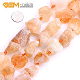Large Smoky Rose Citrine Quartz Beads 15 inch Strand
