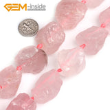 Large Smoky Rose Citrine Quartz Beads 15 inch Strand