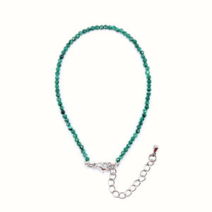 2MM Faceted Stone Beads Bracelet Zircon Lapis Lazuli Aquamarine Turquo
