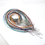 2MM Faceted Stone Beads Bracelet Zircon Lapis Lazuli Aquamarine Turquo