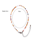 2MM Faceted Stone Beads Bracelet Zircon Lapis Lazuli Aquamarine Turquo