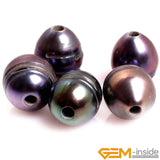 2mm Big Hole Freshwater Pearl Beads 10-11mm 10 Pcs DIY Loose Beads