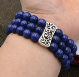 Lapis Lazuli Beads Stretch Bracelet 8mm 7.5''