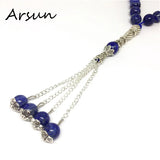 Afghan Lapis Lazuli Stone Prayer Beads Islamic Tasbih