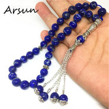 Afghan Lapis Lazuli Stone Prayer Beads Islamic Tasbih
