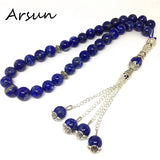 Afghan Lapis Lazuli Stone Prayer Beads Islamic Tasbih