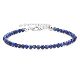 3mm Stone Beads Bracelet Lapis Tiger Eye Couple Bracelets