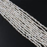 4-5mm Middle Drilled Keshi Freshwater Pearl Strands