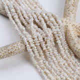 4-5mm Middle Drilled Keshi Freshwater Pearl Strands