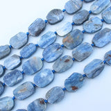 Natural Kyanite Irregular Faceted Beads 15inch Strand