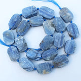 Natural Kyanite Irregular Faceted Beads 15inch Strand