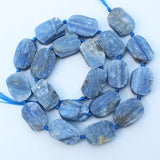 Natural Kyanite Irregular Faceted Beads 15inch Strand