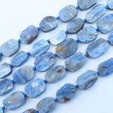 Natural Kyanite Irregular Faceted Beads 15inch Strand