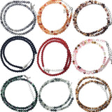4mm Pink Crystal Quartz Agate Beads Necklace Garnet Bracelet Choker