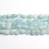 5-8mm Tourmaline Rutilated Quartz Irregular Stone Beads 15in Strand
