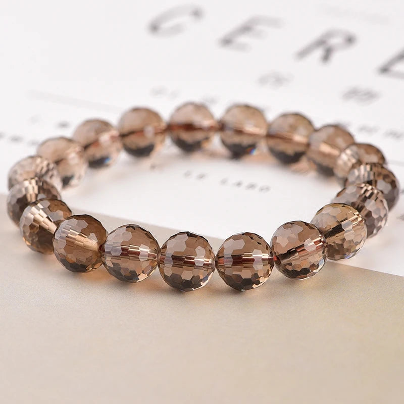 5a Tea Water Crystal Citrine Bracelet - Single Circle Men and Women