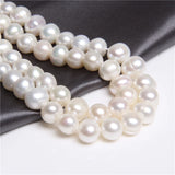 6-11mm Round Freshwater Pearl Spacer Beads for Jewelry Making
