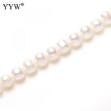 6-7mm Round Freshwater Pearl Spacer Beads for Jewelry Making