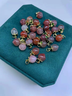 6-7mm Freshwater Pearl Agate Bracelet with Golden Clasp