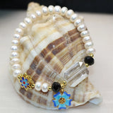 6*8mm Pearl Beads Women Strand Bracelets Cloisonne High Party Gift Diy Jewelry