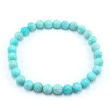 6MM Stone Bracelets Tourmaline Amethyst Amazonite