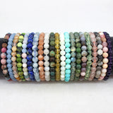 6MM Stone Bracelets Tourmaline Amethyst Amazonite