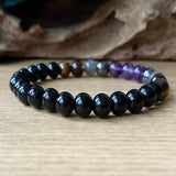 6mm Amethyst Labradorite Smoky Quartz Bracelet for Inspiration