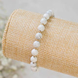 6mm Howlite Gemstone 14k Filled Bracelet for Healing National Style