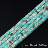 6x3mm Stone Spacer Beads Smooth Quartzs Crystals Jades for Jewelry Making