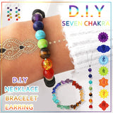 7 Chakra Bead Kit 8MM Stones & Tool for DIY Bracelet Making