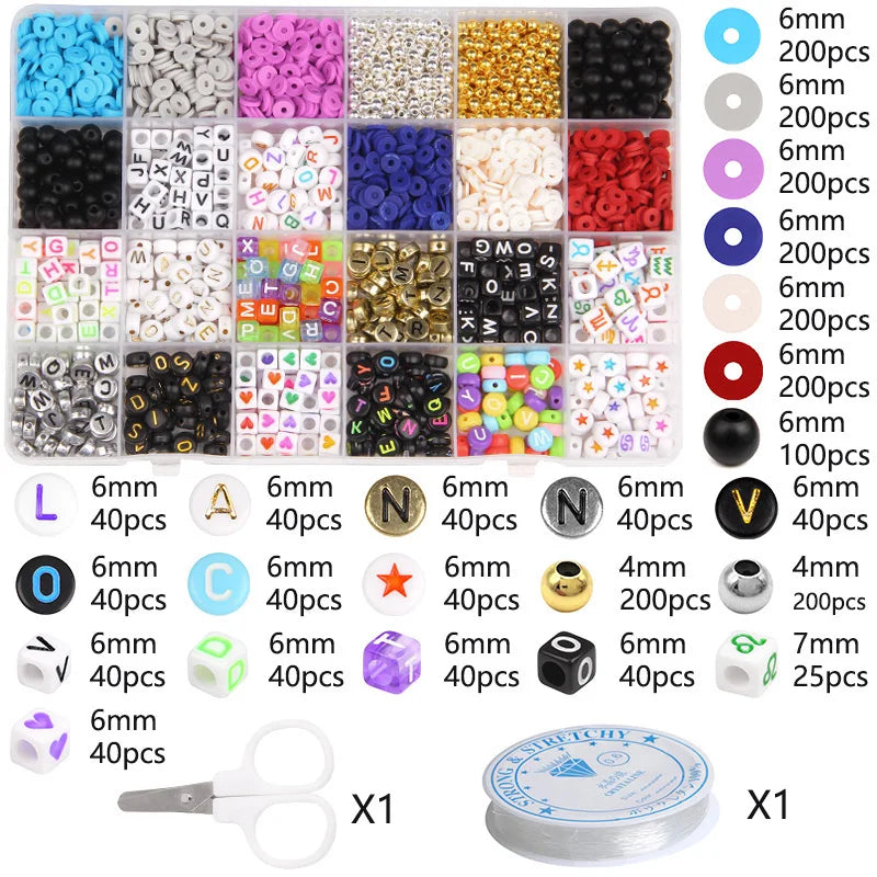 7 Chakra Bead Kit 8MM Stones & Tool for DIY Bracelet Making
