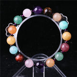 7 Chakra Gem Stones Yogi Bracelet Tiger Eye Lapis Crystals Rope Bracelet