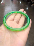 Emerald Green Jade Bracelet Women Bangle Jewelry