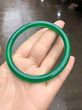 Emerald Green Jade Bracelet Women Bangle Jewelry