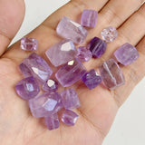 Faceted Light Purple Amethyst Gemstone Beads 12x16mm