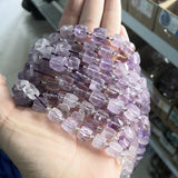 Faceted Light Purple Amethyst Gemstone Beads 12x16mm