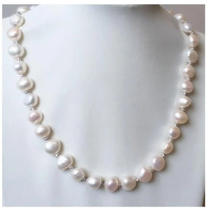 Baroque Freshwater Pearl Necklace with Magnet Clasp